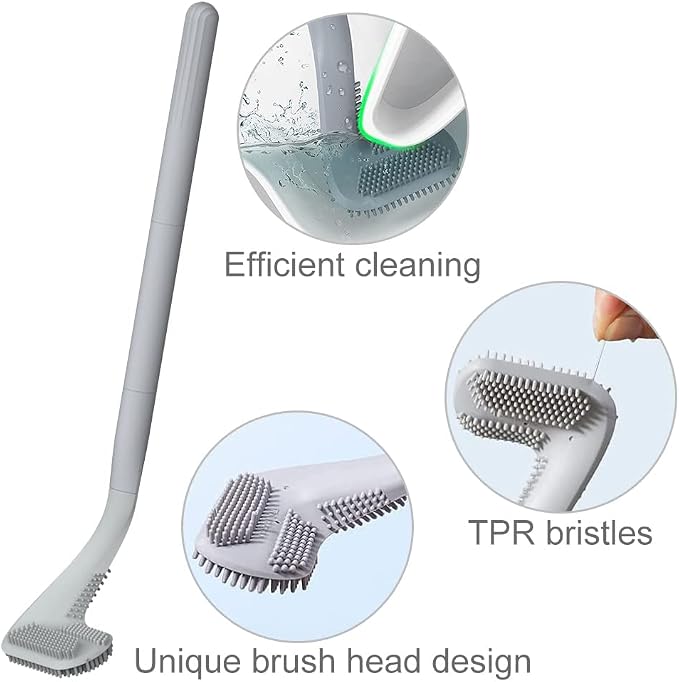 Toilet Brush, Long Handle Golf Toilet Brush - Image 3