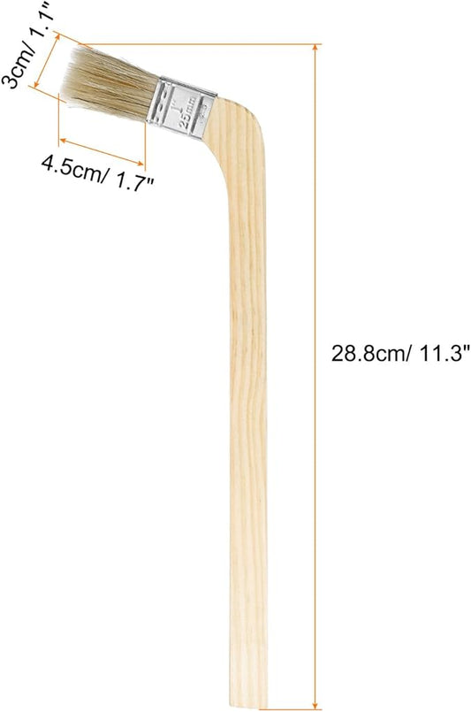 HARFINGTON Paint Brush 2Pcs 1" Brush Width Reusable Variety Angle Bend Brushes - Image 2