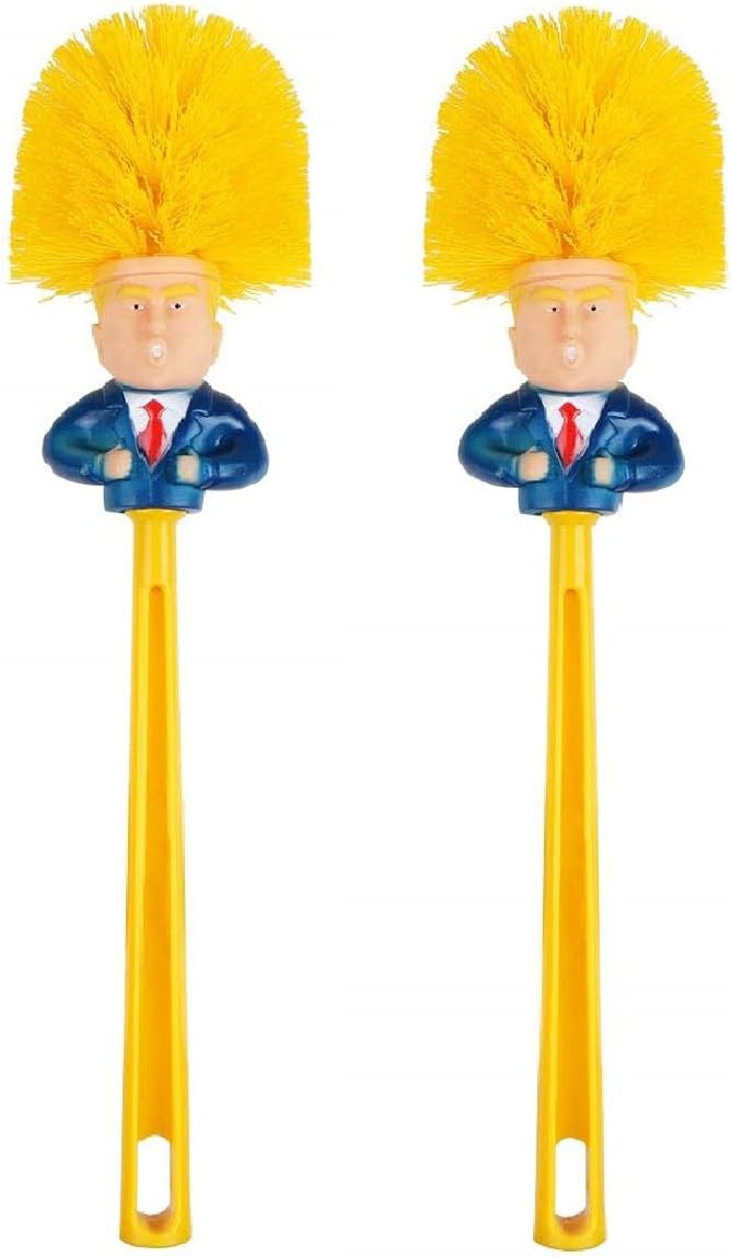 2 Pack Funny Toilet Brush, Prank Toilet Brush Cleaner, Funny Toilet Scubber by EVERMARKET
