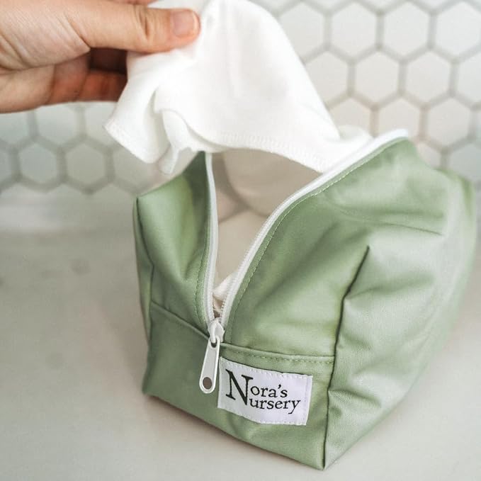 Nora's Nursery Reusable Baby Wipes, 100% Cotton Washcloths, Soft and Absorbent - Image 7