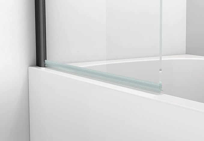 Sunrosa Pivot Tub Shower Door 34"58", Folding Bathtub Door - Image 4