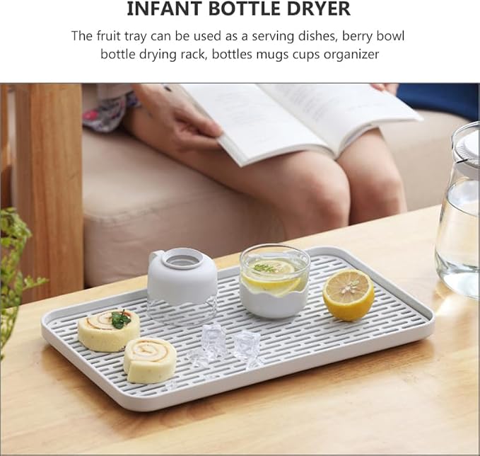 Double Layer Bottle Drying Rack and Drain Tray - Image 7