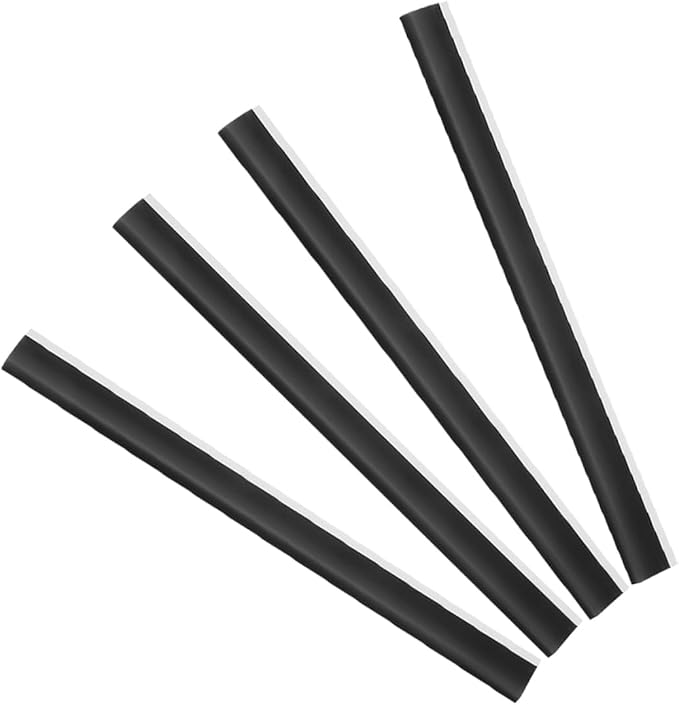 4pcs Rubber Dustpan Edge Strips by Holibanna