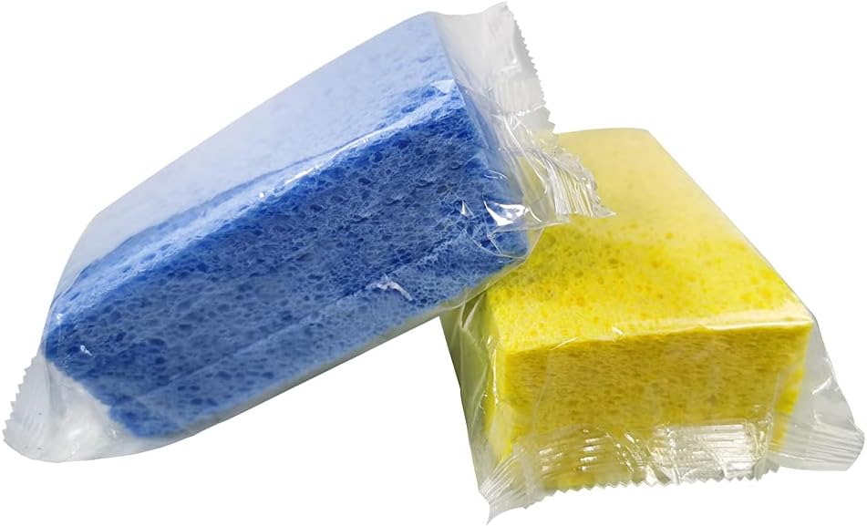 Cellulose Sponges Kitchen, for Washing Dishes, in Bulk, 24 Pack, 100% Natural - Image 3