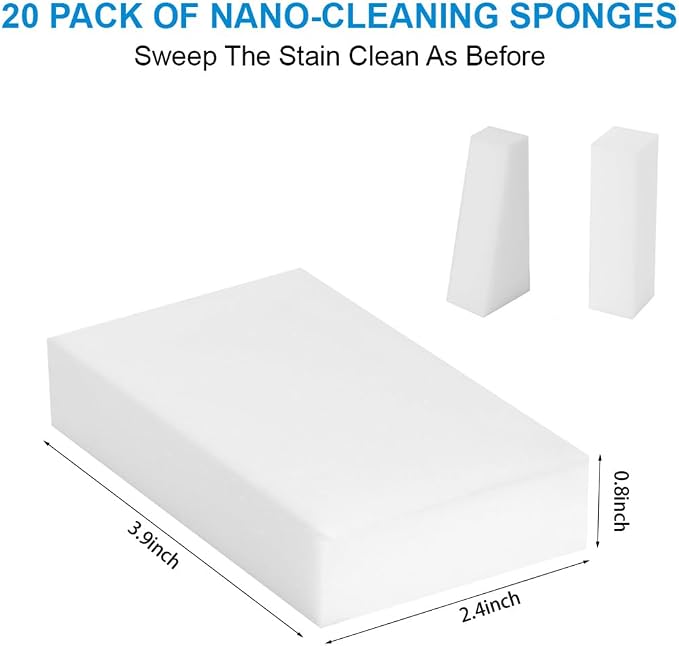 Magic Sponge Eraser Multi-Functional Melamine Sponge Foam Pads Extra Thick - Image 2