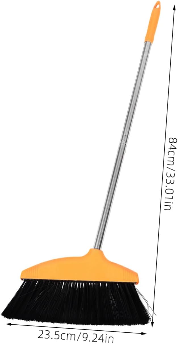Unomor Stainless Steel Handle Soft Bristle Broom - Image 2