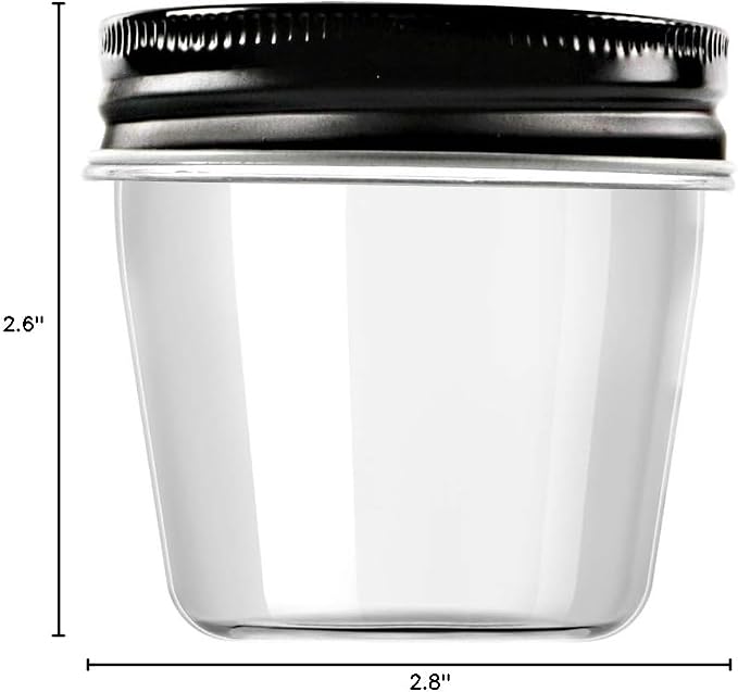 Novelinks 4 oz Clear Plastic Jars - Image 8