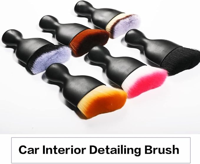 Car Interior Detailing Brush, Soft Bristle Cleaning Brush Car Detailing Brush - Image 8