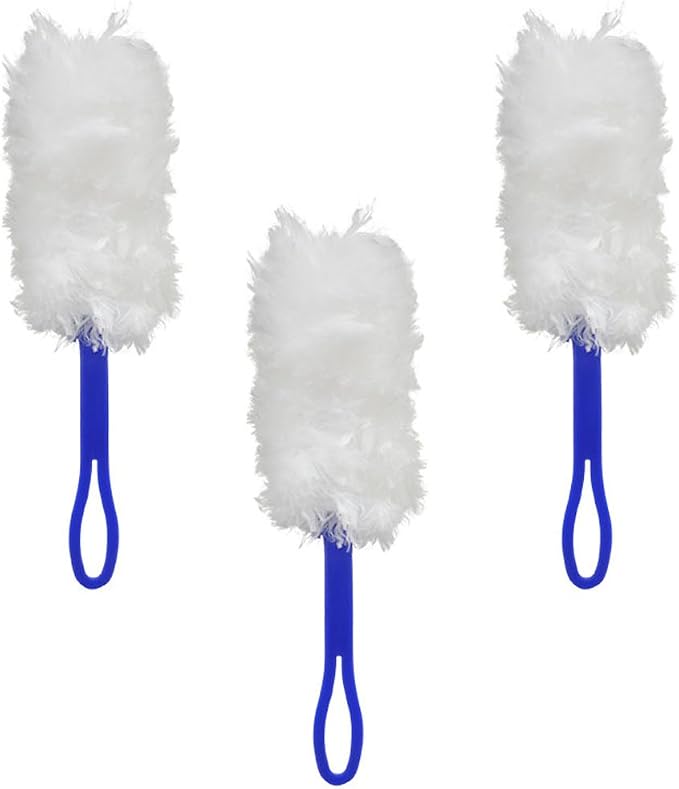 3 Packs Scrub Buddies 360 Degree Static Dusters 3 Handles 6 Dusters Clean Wood - Image 2