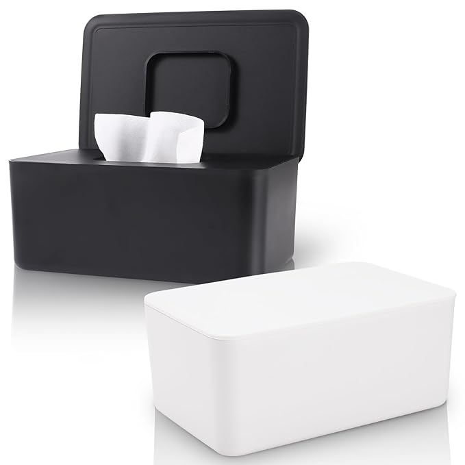 2 Pack LEQXGO Baby Wipes Dispenser, Wipes Dispenser Baby Wipes Case, Baby Wipe by LEQXGO