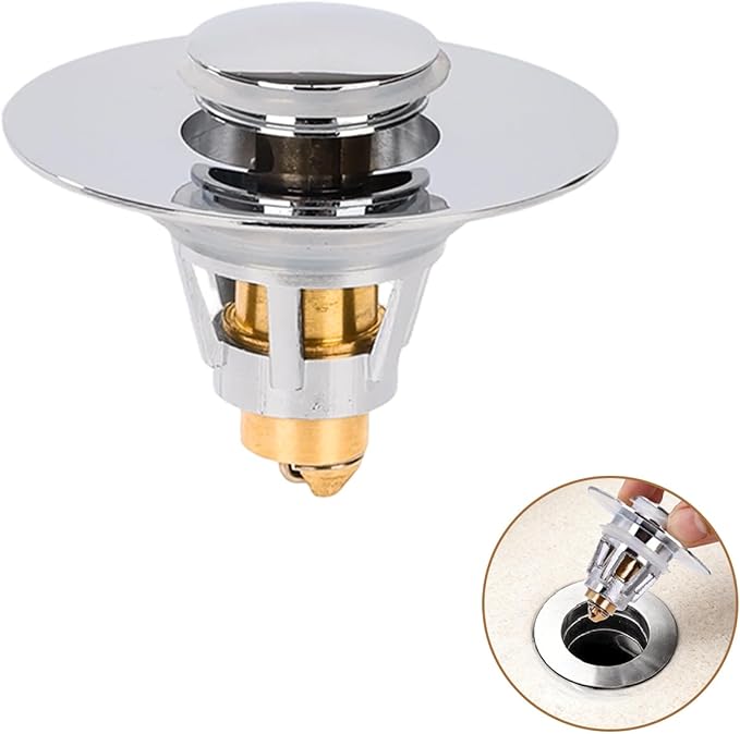 Bathroom Sink Stopper – Universal Bathroom Sink Drain Strainer by TZSXWJ