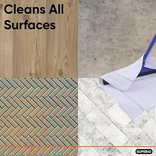 Superio White Squeegee Cloths for Cuban-Style Mop, Israeli Spunja Cleaning Mop - Image 7