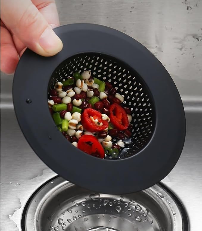 AJOMAN Kitchen Sink Drain Strainer Basket and Sink Drain Stopper, Sink Strainers - Image 5