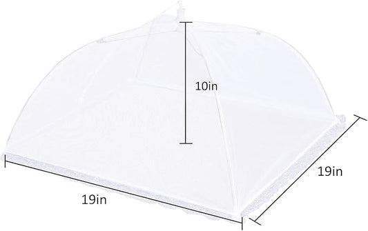 3 Pack Mesh Food Covers 19 inch, Large and Tall Food Covers, Pop-Up Mesh Food - Image 2