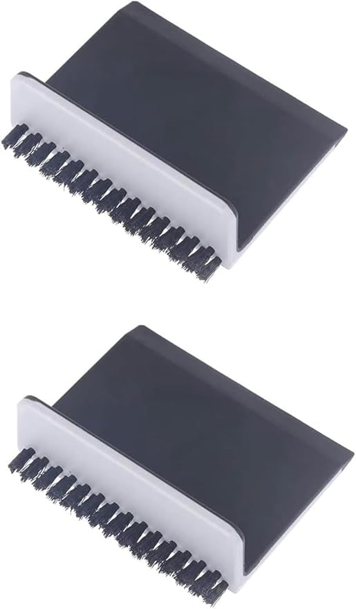 2 Pcs Black Kitchen Sink Squeegee Cleaner Countertop Brush Wiper Vegetable by Unknown