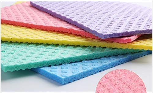 Reusable Cleaning Cellulose Sponge Cloths Absorbent Wipes Clean Kitchen Car - Image 7