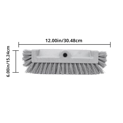 SPARTA 40422EC26 Floor Scrub Brush Head, Dual Surface Plastic Block - Image 7