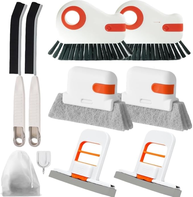 Window Cleaning Tool Set, 10 Pack Multi-Purpose Window Track Cleaner by Unknown