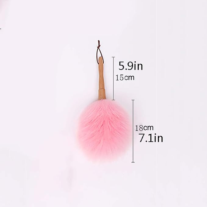 dusters for cleaning, Set Feather Duster Pure Lambs Wool Duster - Image 2