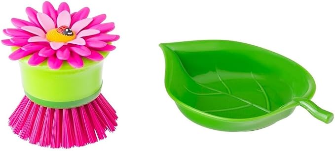 Vigar Flower Palm Dish Scrub Brush - Image 3
