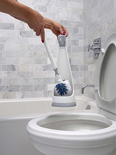Unger No-Drip Toilet Brush Set, Flexible Neck Scrubber - Image 9