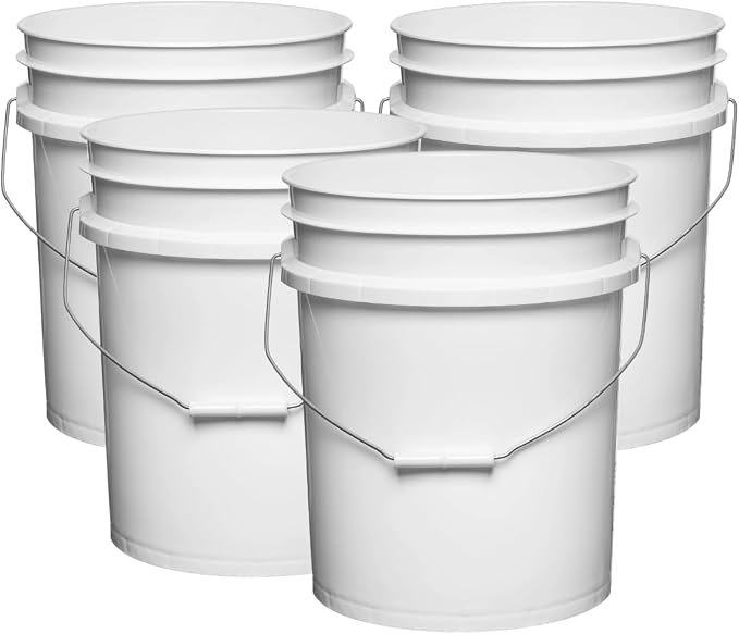House Naturals 5 Gallon Premium HPDE Plastic Bucket by House+Naturals