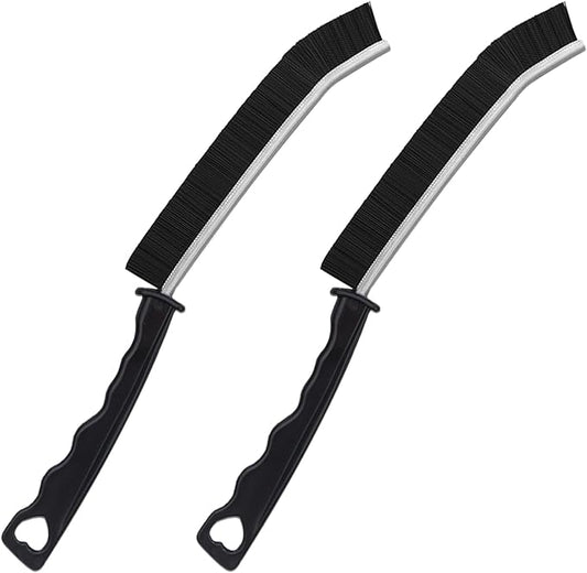 2pcs Hard Bristle Crevice Brush, Gap & Grout Cleaner, Tile & Kitchen Window by saizone