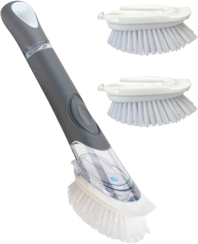 CELOX Dish Brush with Soap Dispenser, Heavy Duty Dishwand Kit, Includes 1 Wand - Image 8