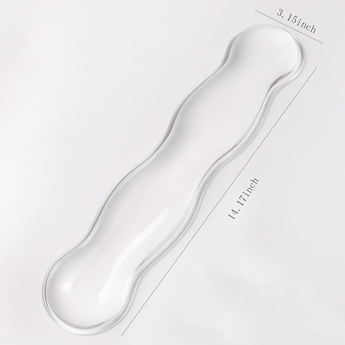Clear Gel Wrist Rest for Keyboard, Ergonomic Wrist Rest for Computer Keyboard - Image 6