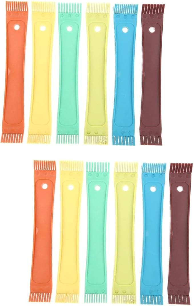 12pcs Air Conditioner Fin Combs Multi Fin Cleaning Brush by BUTIFULSIC