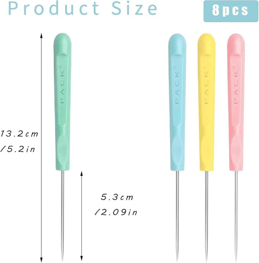 8Pcs 5.2 Inches Sugar Stir Needle, Cookie Scribe Needles Cake Decorating Needle - Image 2
