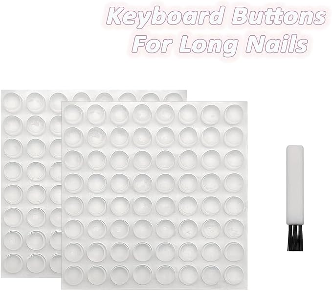 128PCS Raised Keyboard Stickers - Image 7