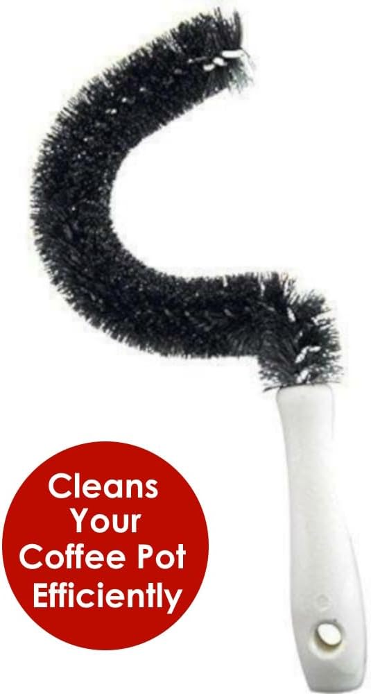 Curved Coffee Pot Cleaning Brush Stain Scrub Remover - Image 2