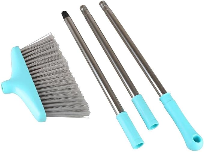 FGY Broom and Dustpan Set 48" Long Handle Broom and Collapsible Dust Pan Combo - Image 9