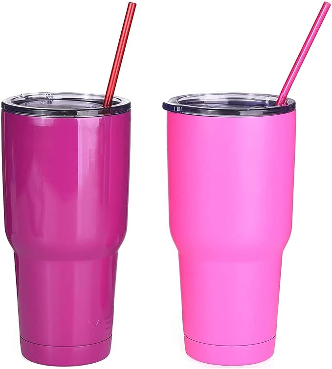 ALINK 35-Pack Tritan Hard Plastic Reusable Straws - Image 6