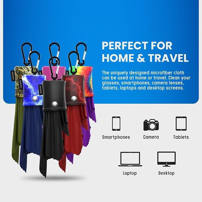 Microfiber Cloth & Glasses Wipes Lens & Glasses Cleaning Cloth - Image 5
