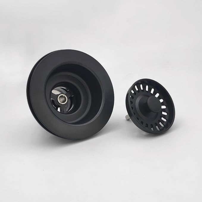 Black Polymer Drain Kitchen Sink Drain Assembly - Image 6