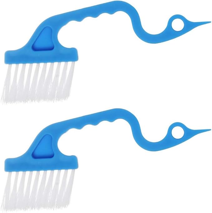 2pcs Hand-held Groove Gap Cleaning Tools Door Window Track Kitchen Cleaning by Rienar
