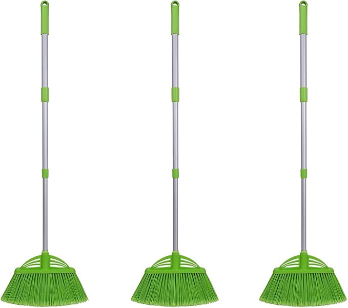 Three-Section Telescopic Aluminum Alloy Rod Long-Handled Broom by HOMEIMPROVEMENT