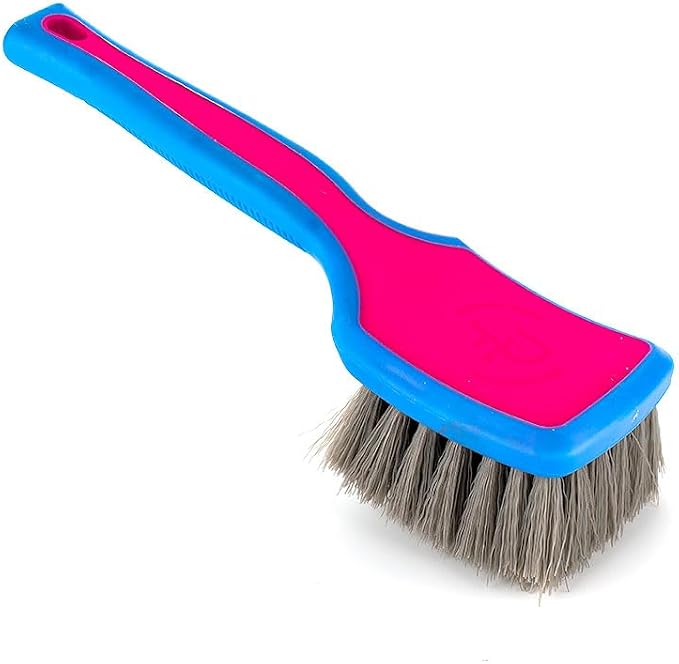 Detail Factory - ProGrip Tire Brush - Ergonomic ProGrip Handle, Stiff Synthetic by DetailFactory