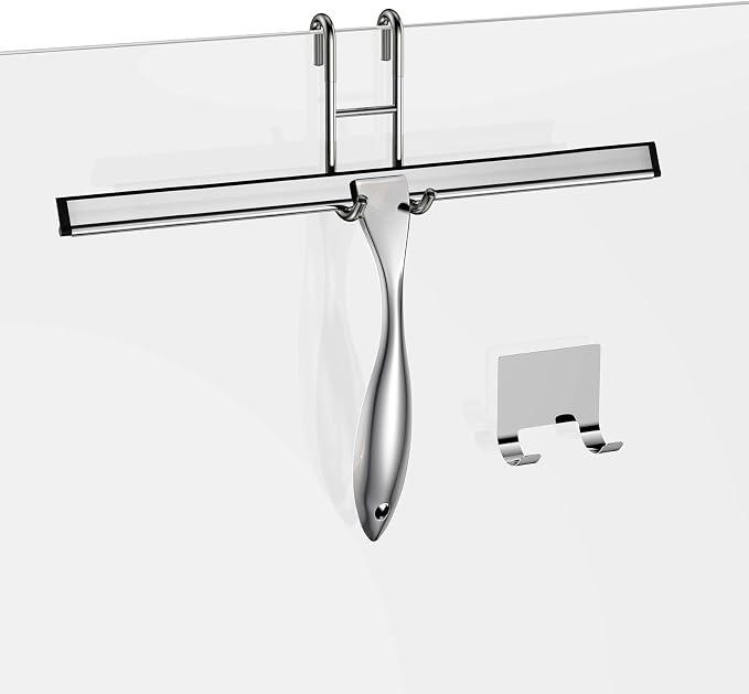 Shower Squeegee Set, 14-Inch Stainless Steel Squeegee, All-Purpose Squeegee by SSTOOHL