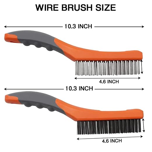 MAXMAN Wire Brush Set, Heavy Duty Stainless Steel and Carbon Steel Wire Brushes - Image 5
