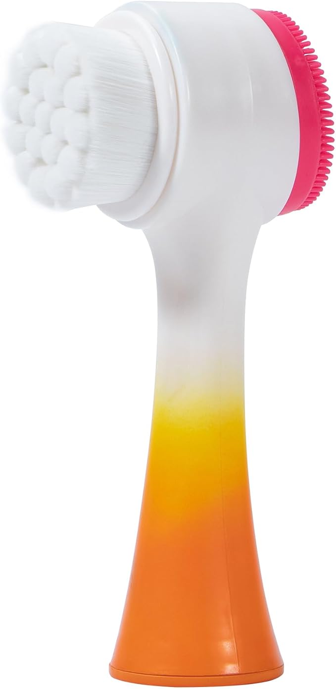 Face Brush 2 in 1, Silicone Facial Cleansing Exfoliating Brush Soft Bristles by BEOMEEN