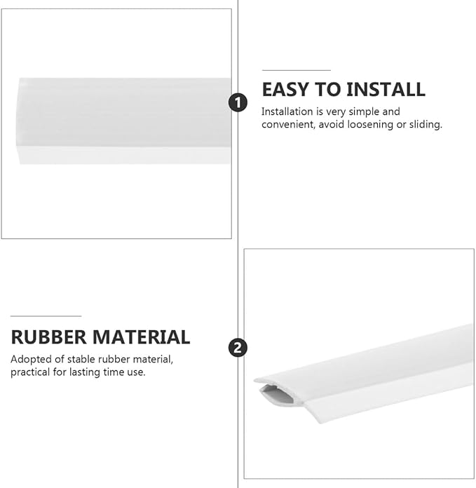 Beaupretty 8pcs Rubber Edge Replacement Strips - Image 8