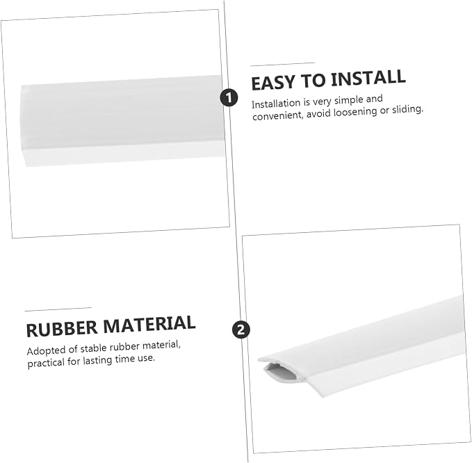 4 Pcs Dustpan Edge Replacement Lips Pressing Strips Dust Pan Inlet Garbage - Image 7