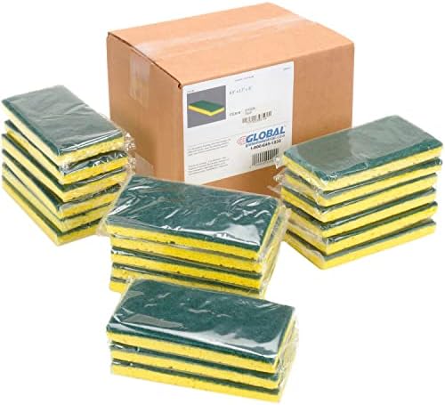 Global Industrial Heavy Duty Scrub Sponge, 3.25" x 6.25", Case of 20 Sponges - Image 6
