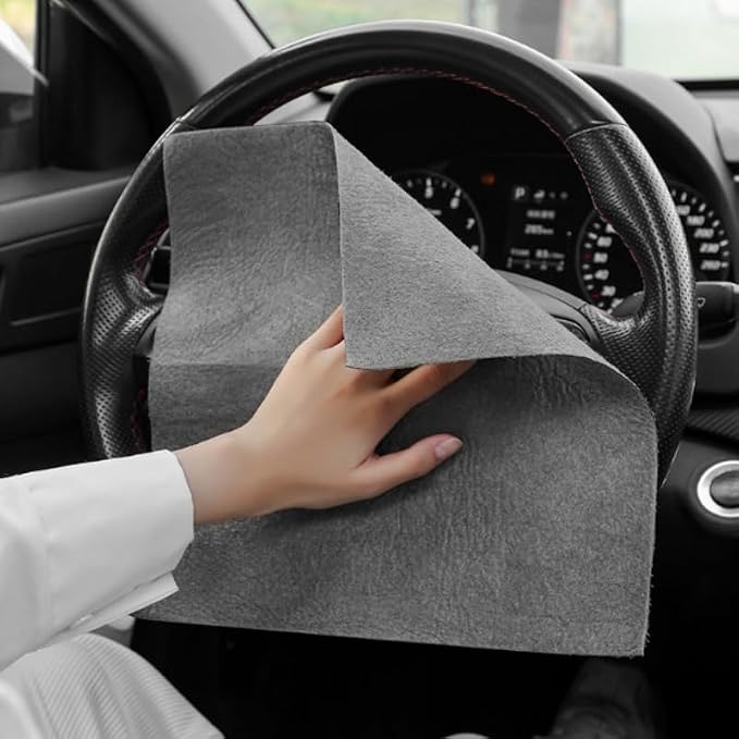 5pcs Thickened Magic Cleaning Cloth, No Trace, Car Wash Rag, Kitchen Toilet - Image 3