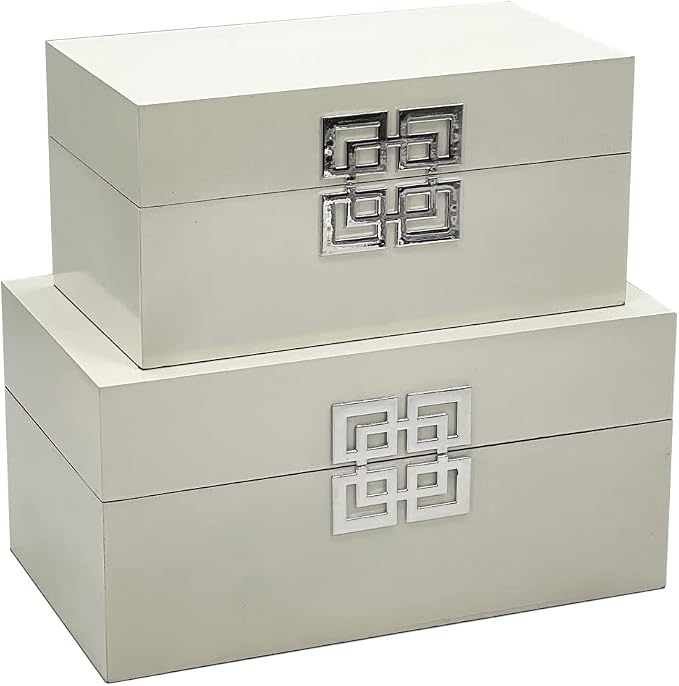 Galt International Storage Box Set Decorative Storage Box w/Hinged Lid Classic - Image 3