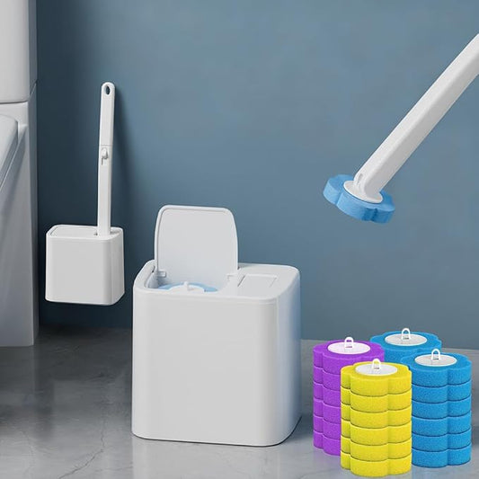 Disposable Toilet Brush Set by Dexmary