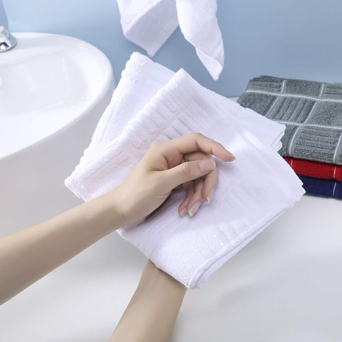 Anyi 100% Cotton Kitchen Towels, Absorbent Dish Towels - Image 4